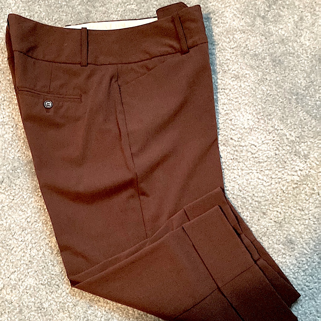 Womens Capri Cuffed Pants